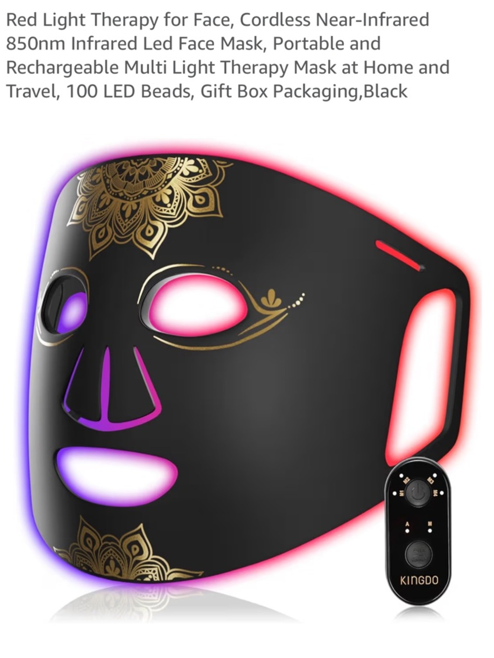 Sold out- Red light therapy mask